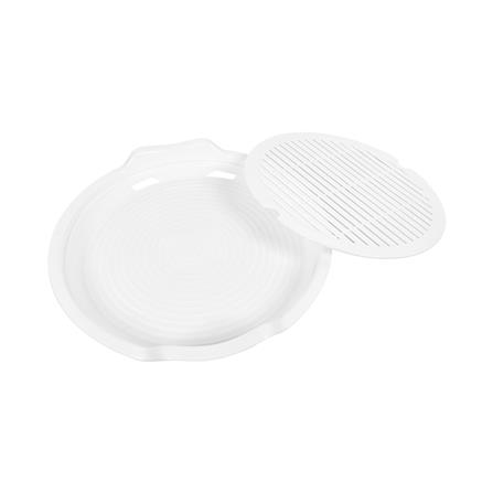 ชุดภาชนะไมโครเวฟ ถาดรอง ฝาครอบ และตะแกรง KECH_2