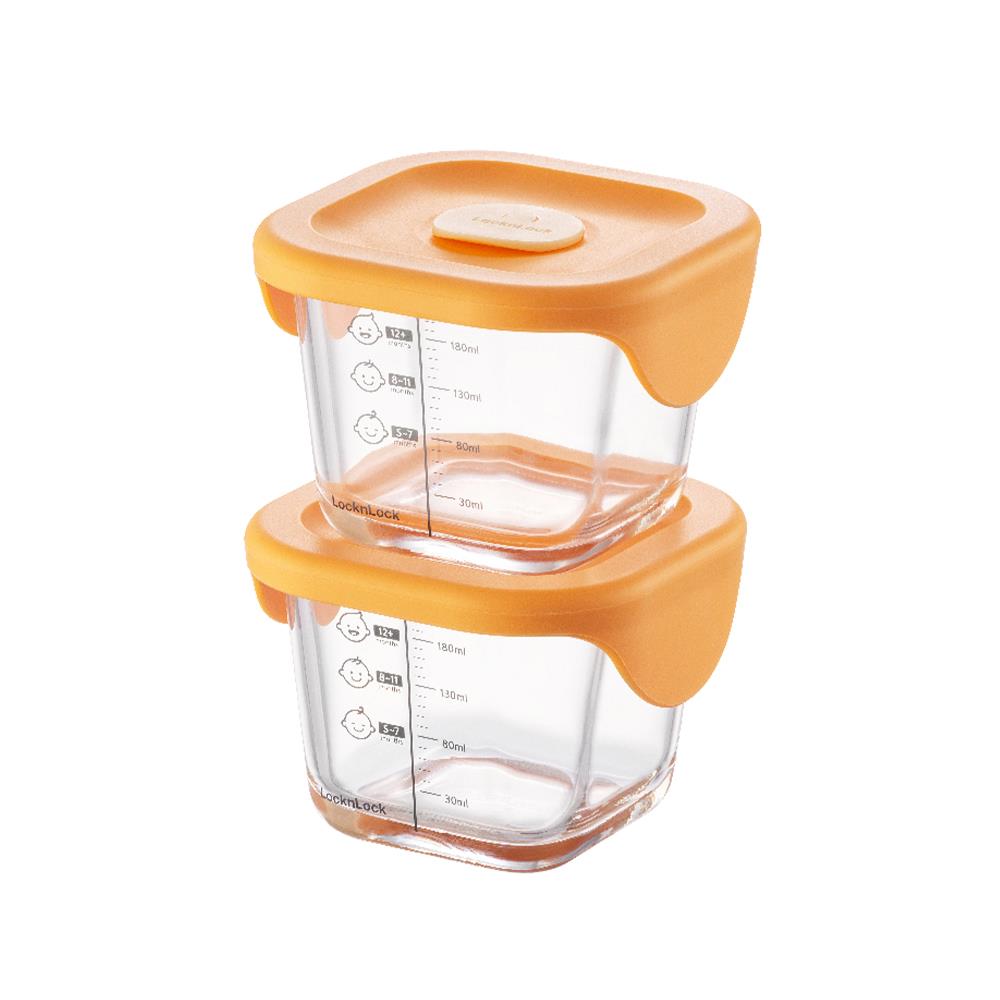 ชุดกระปุกแก้วฝาสุญญากาศ LOCKNLOCK 260 มล. 3 ชิ้น