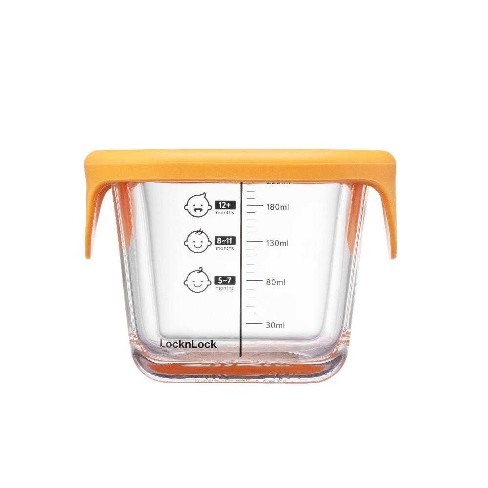 ชุดกระปุกแก้วฝาสุญญากาศ LOCKNLOCK 260 มล. 3 ชิ้น