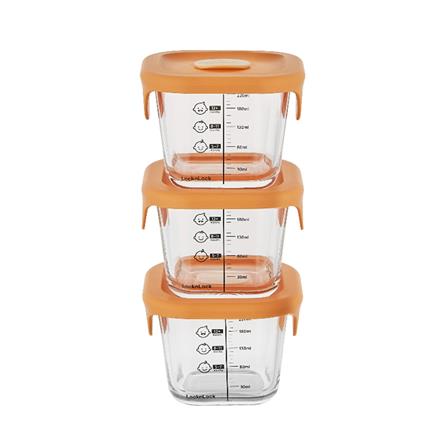 ชุดกระปุกแก้วฝาสุญญากาศ LOCKNLOCK 260 มล. 3 ชิ้น_0