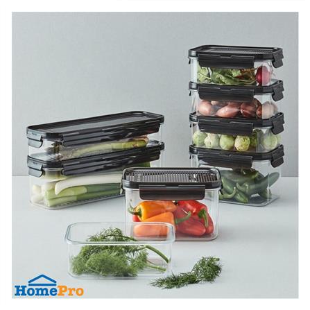 กล่องอาหาร LOCKNLOCK LBF402 450 มล. สีดำ/ใส_1