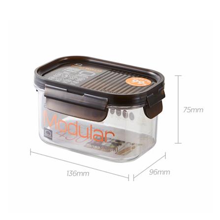 กล่องอาหาร LOCKNLOCK LBF402 450 มล. สีดำ/ใส_4