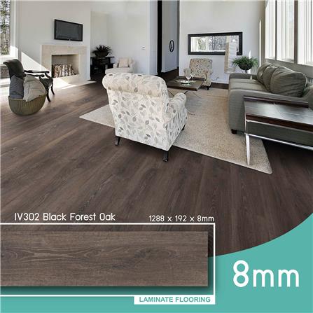 พื้นลามิเนต INOVAR FLOOR 8 มม. 1.98 ตร.ม. สี BLACKFOREST OAK_3
