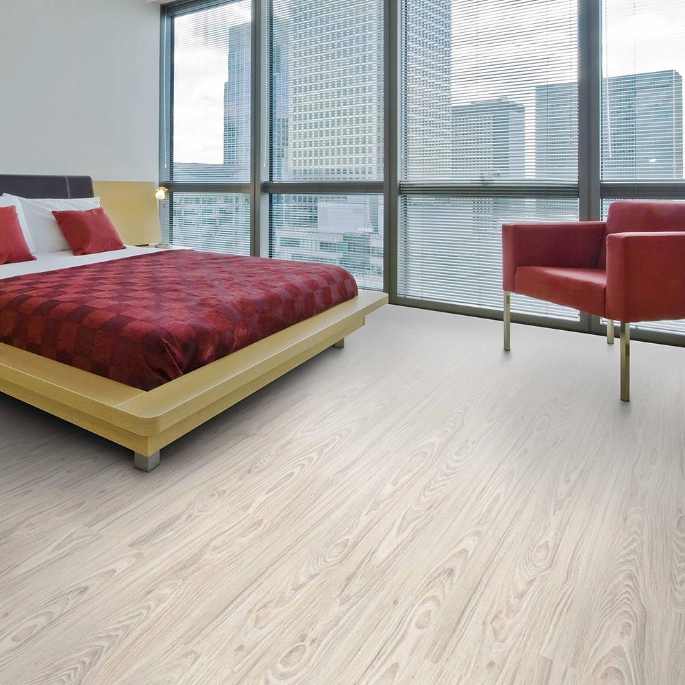 พื้นลามิเนต INOVAR FLOOR 12 มม. 1.09 ตร.ม. สี ESKIMO