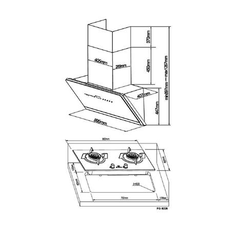 เตาฝัง+เครื่องดูดควัน FRANKE FG8228+CXW268FT928CB_1