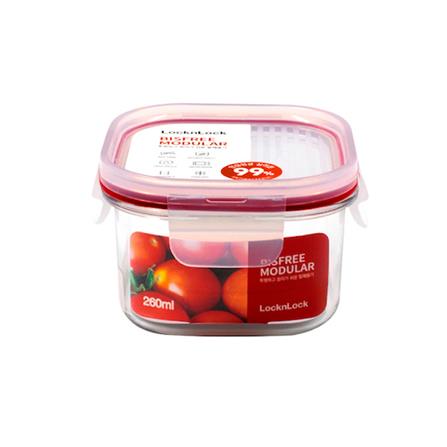 กล่องอาหาร LOCKNLOCK BISFREE RED 0.26 ลิตร สีแดง_1