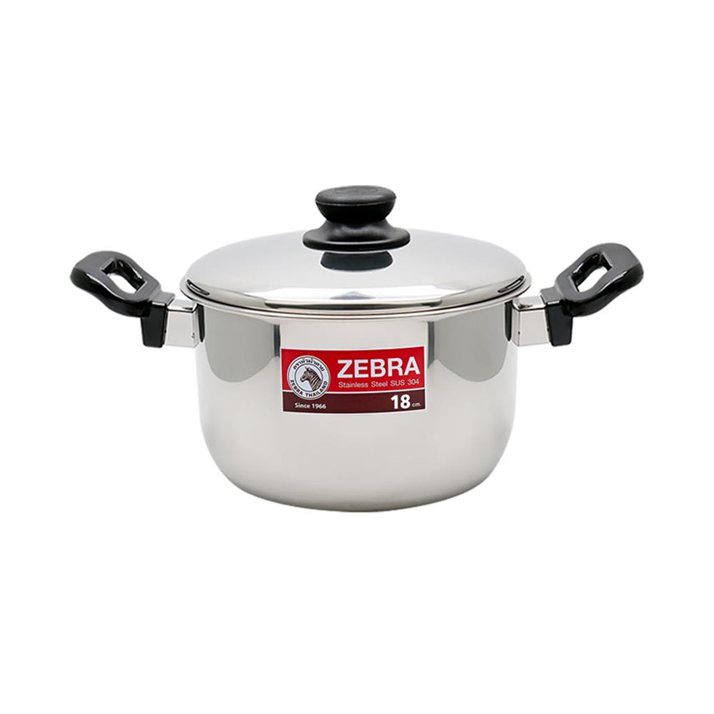 ชุดหม้อ 18 และ 20 ซม. ZEBRA TIGER 18 ชิ้น