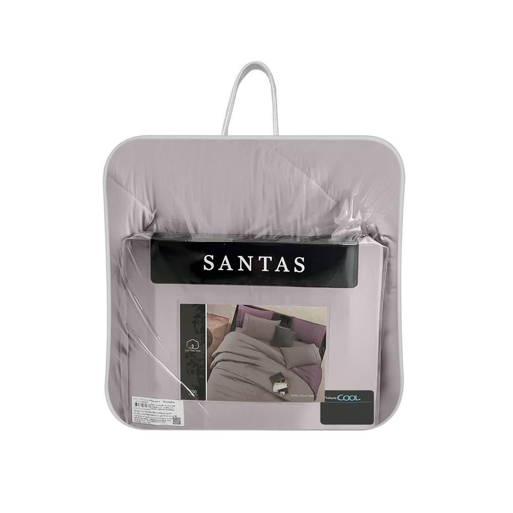 ชุดผ้าปูที่นอน 6 ฟุต 6 ชิ้น SANTAS COTTON USA SENSE BR