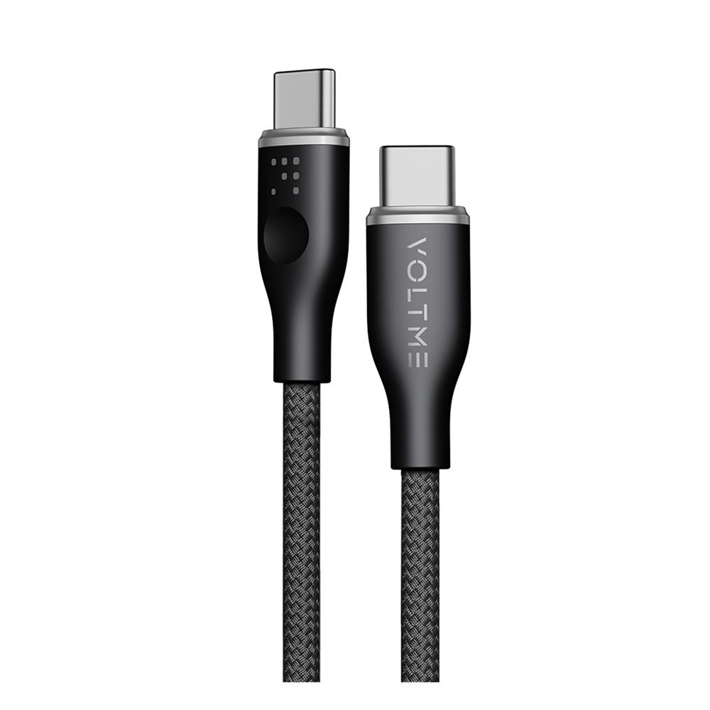 สายชาร์จ USB-C TO USB-C VOLTME POWERLINK RUGG C2045 1.8 เมตร สีดำ