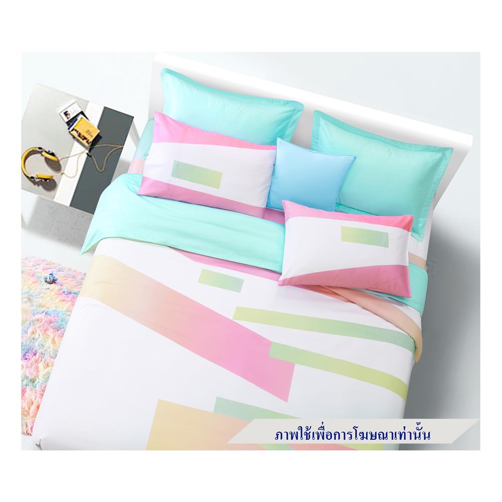 ชุดผ้าปูที่นอน 6 ฟุต 7 ชิ้น SANTAS COTTON USA MOONBOW PI