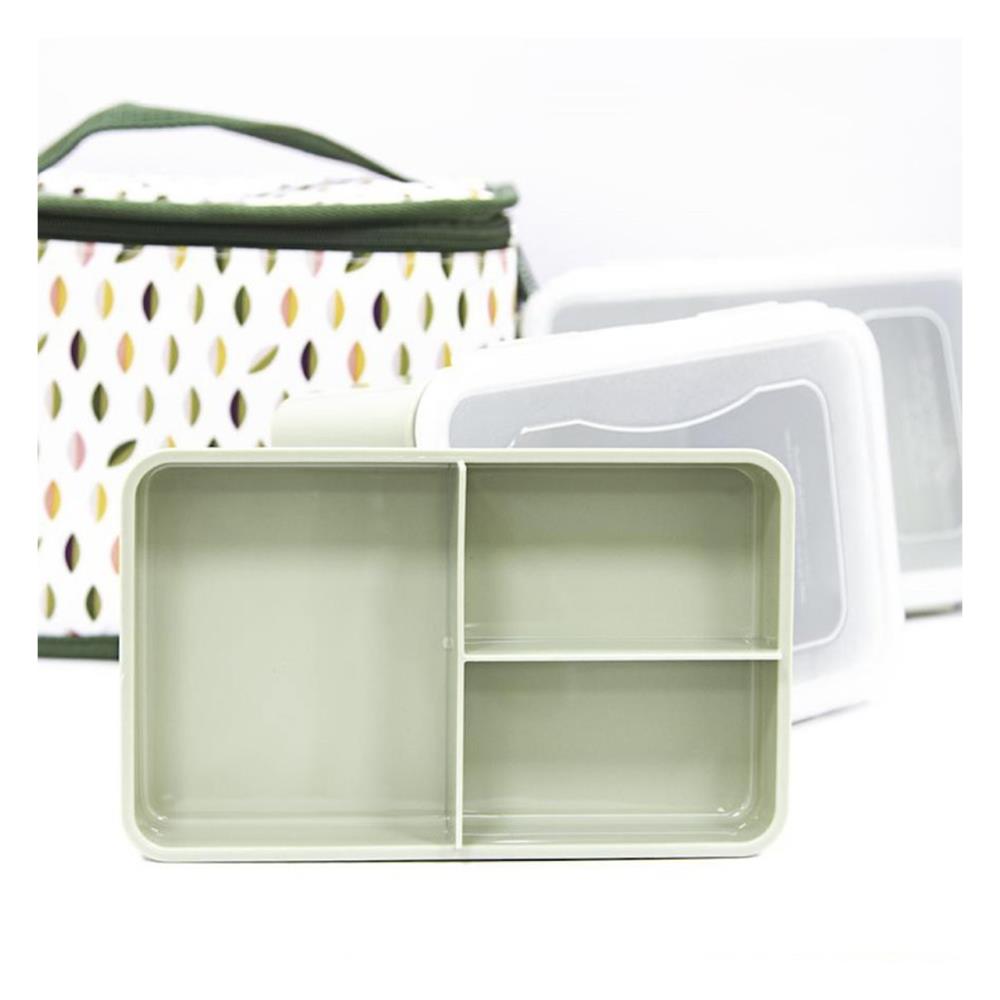 ชุดกล่องอาหารพร้อมกระเป๋า LOCKNLOCK GO GREEN