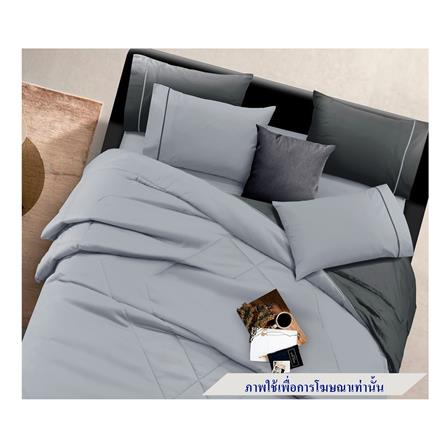 ชุดผ้าปูที่นอน 5 ฟุต 6 ชิ้น SANTAS COTTON USA SENSE LK_0