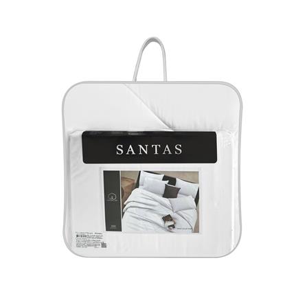 ชุดผ้าปูที่นอน 5 ฟุต 6 ชิ้น SANTAS COTTON USA SENSE WH_5