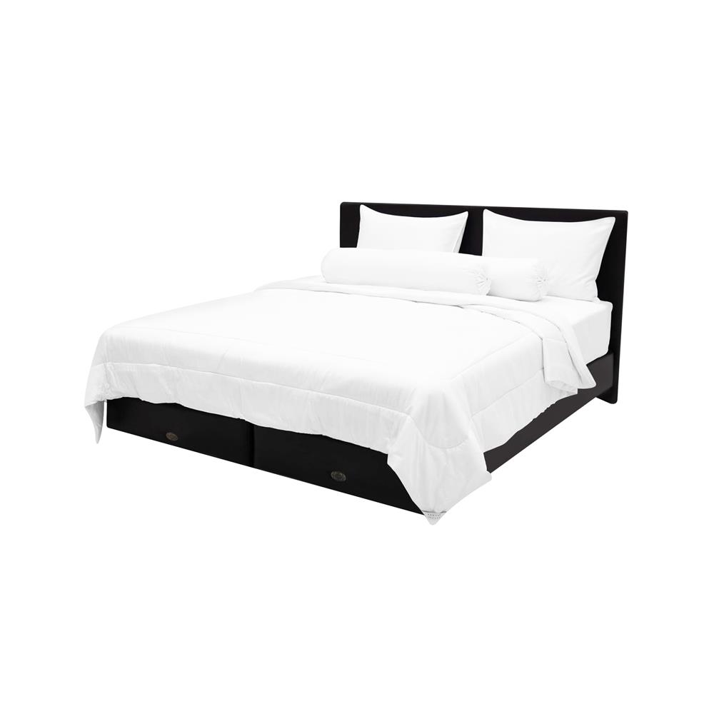 ชุดผ้าปูที่นอน 6 ฟุต 6 ชิ้น SANTAS COTTON USA SENSE WH