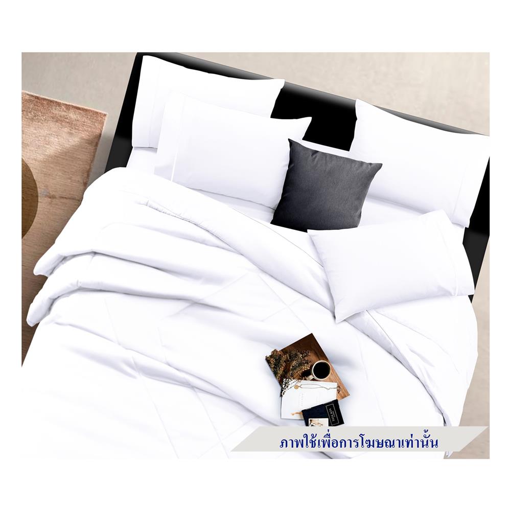 ชุดผ้าปูที่นอน 6 ฟุต 6 ชิ้น SANTAS COTTON USA SENSE WH