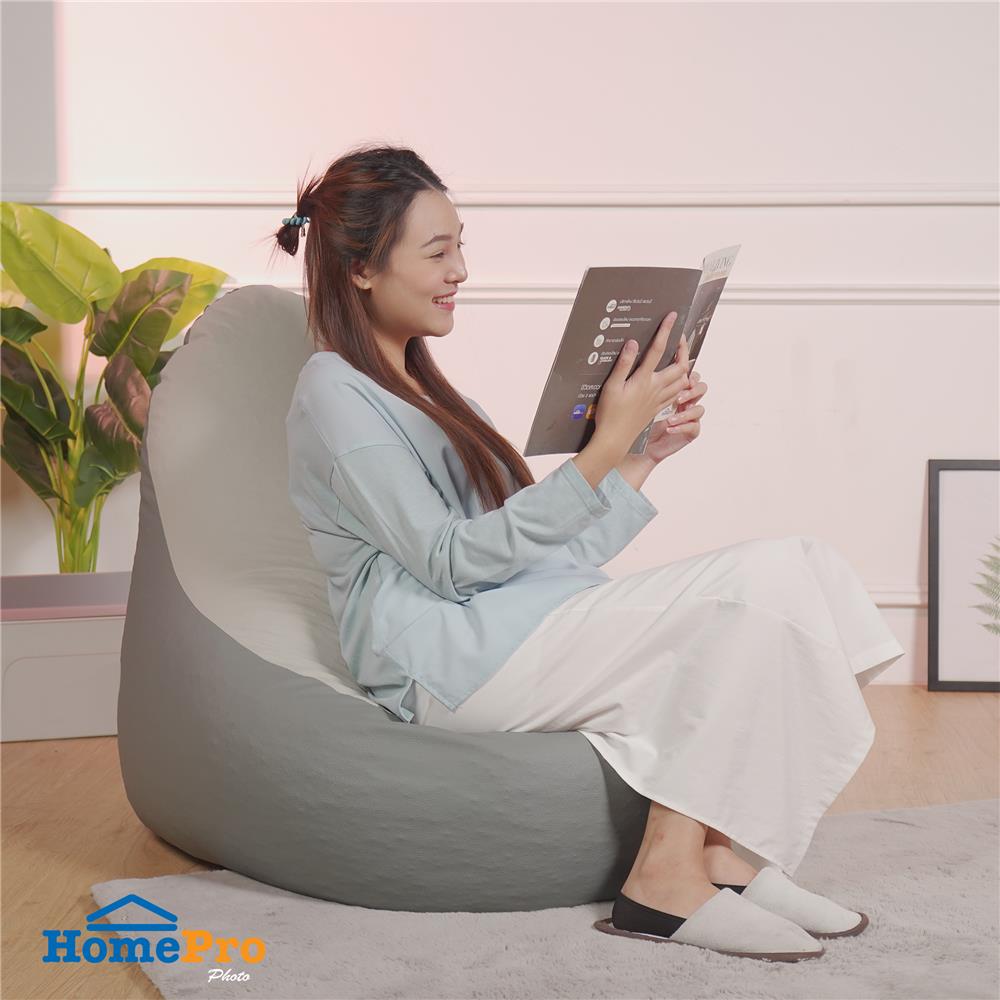เบาะรองนั่ง HOME LIVING STYLE CLOUD 24X34 นิ้ว สีเทา