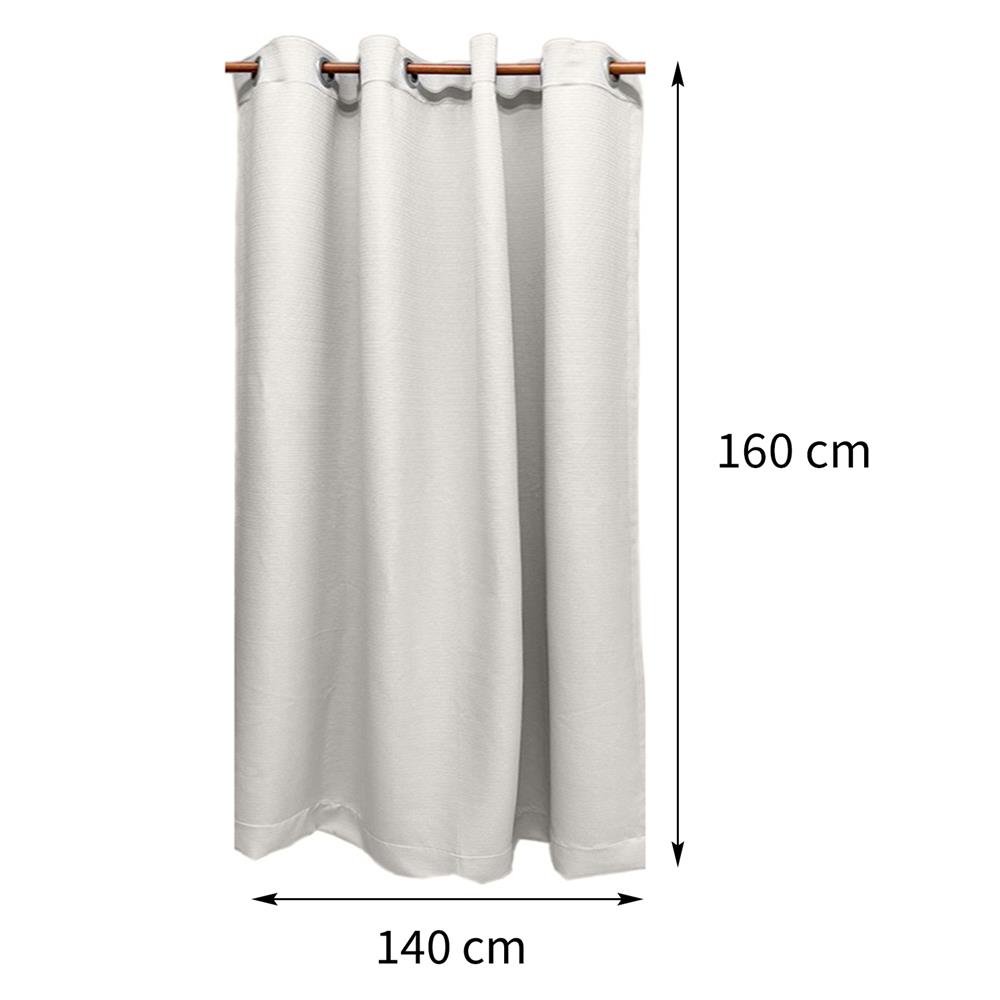 ผ้าม่าน EYELET HOME LIVING STYLE CREPE UV 140X160 ซม. สีครีม