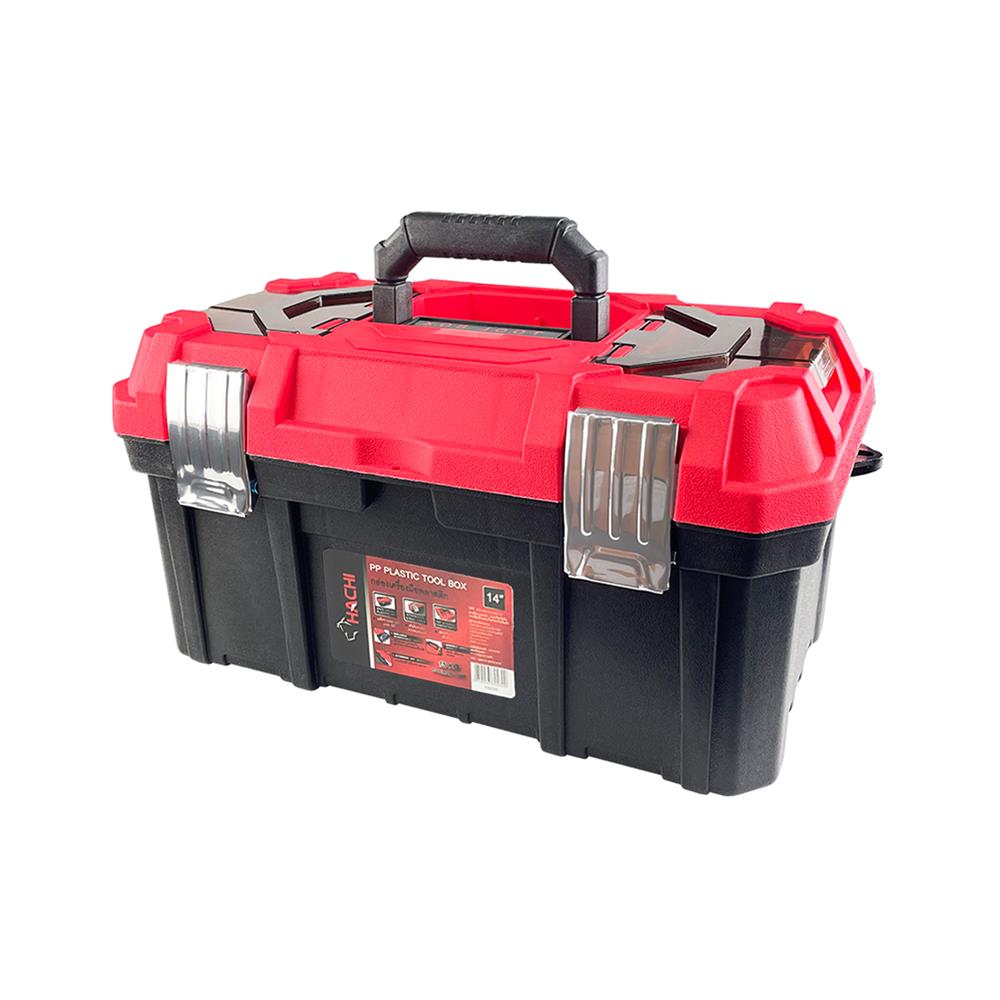 กล่องเครื่องมือพลาสติก PP HACHI 14 นิ้ว
