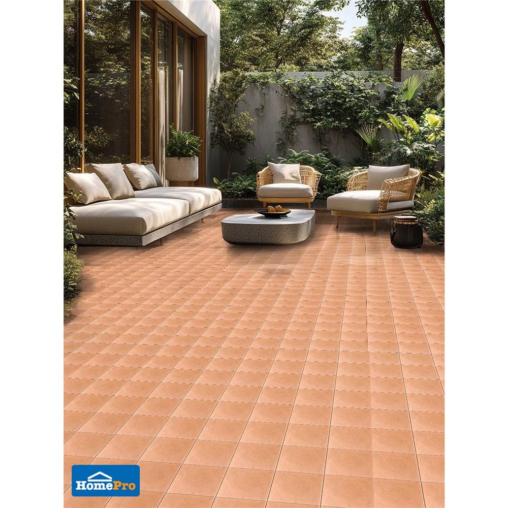 กระเบื้องดินเผา 20x20 ซม. GOM DAT VIET เทอราคอสต้า เวียนนา 24P