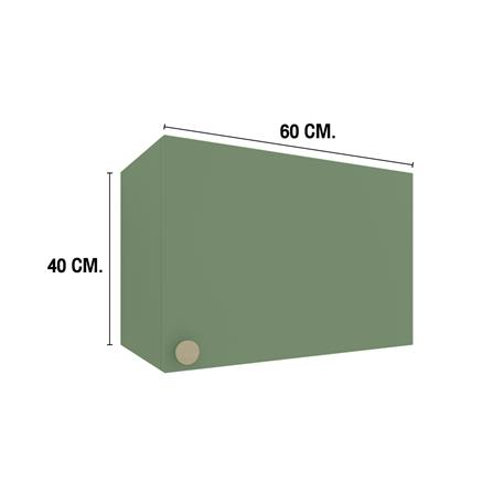 ตู้แขวนเดี่ยว MJ DOT 60X40 ซม. สี MATCHA_4