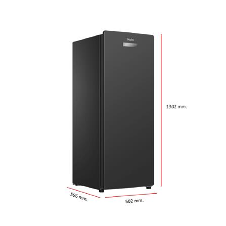 ตู้แช่แนวตั้ง 2 ระบบ HAIER BD-151B 5.3 คิว สีดำ_4