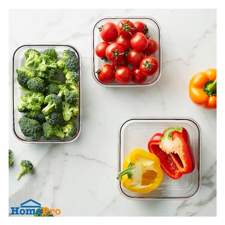 กล่องอาหาร LOCKNLOCK LBF407 3.5 ลิตร สีดำ/ใส_2