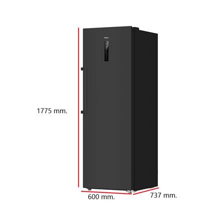 ตู้แช่แนวตั้ง 2 ระบบ HAIER BD-276B 9.7 คิว สีดำ_5