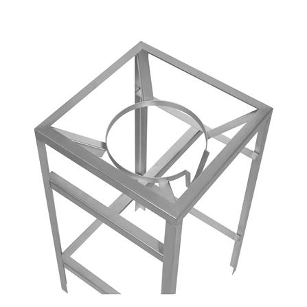 ขาตั้งเตาแก๊สเหลี่ยมสูง PARNO HSP-03 สีเงิน_2