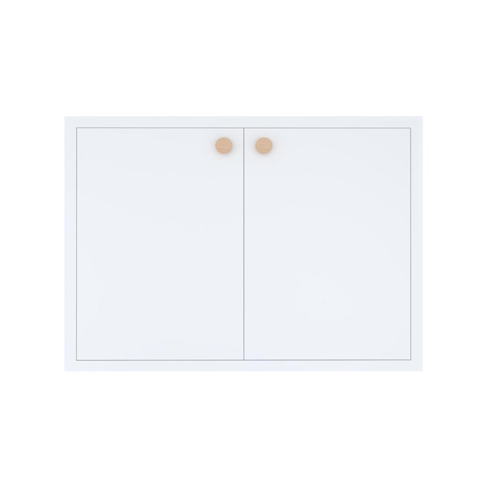 บานใต้เตา MJ DOT 86X56 ซม. สีขาว