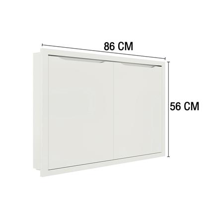 บานใต้เตา MJ ECO 86X56 ซม. สี OFF WHITE_3