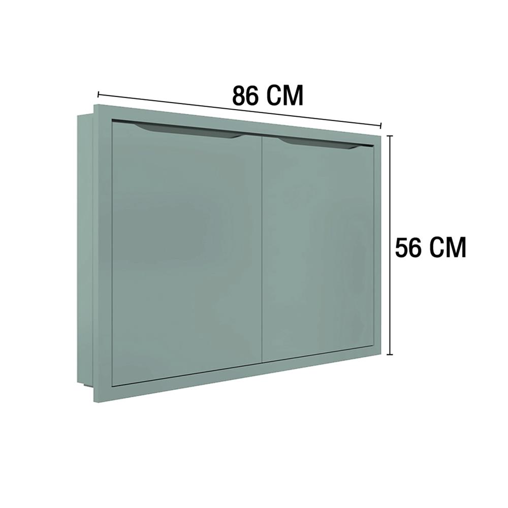 บานใต้เตา MJ ECO 86X56 ซม. สี SEA SALT