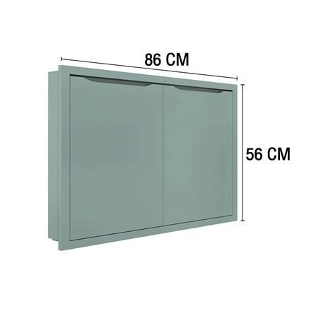 บานใต้เตา MJ ECO 86X56 ซม. สี SEA SALT_4