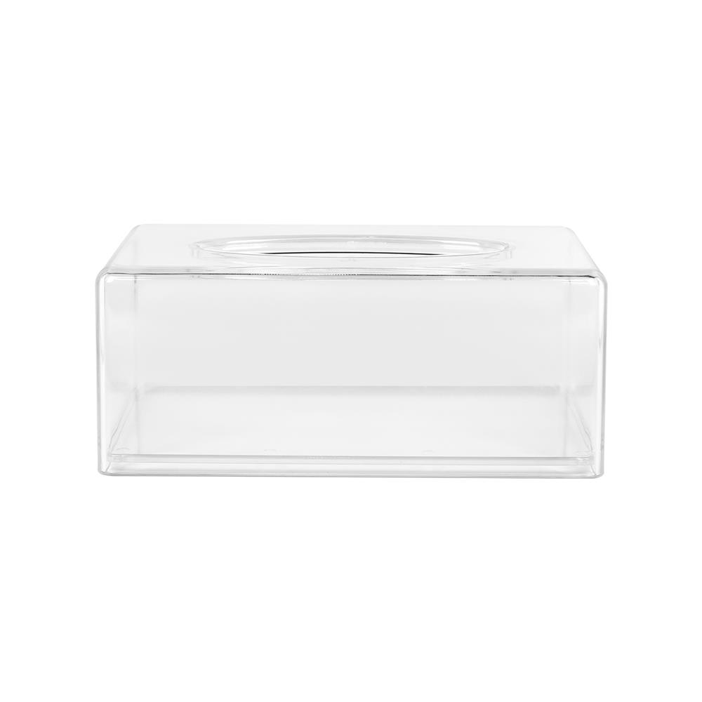 กล่องทิชชู่แผ่น PS KECH CLEAR SIZE M สีใส