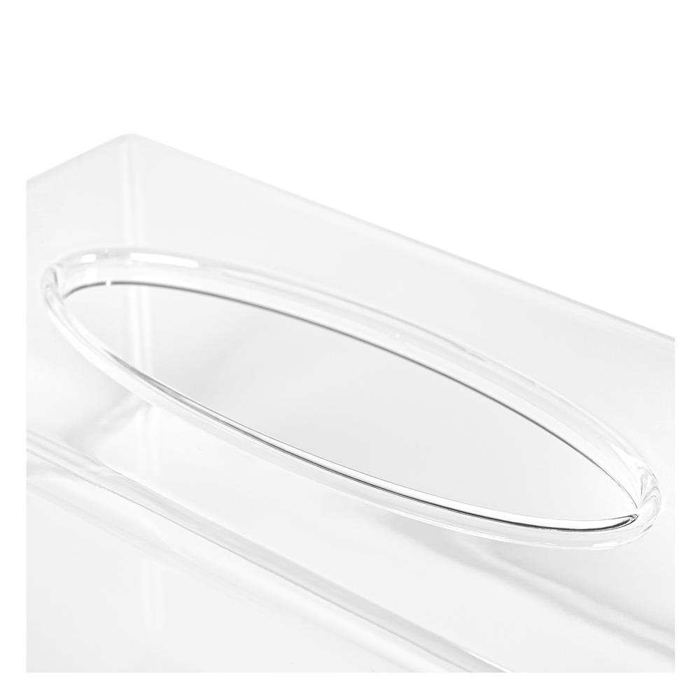 กล่องทิชชู่แผ่น PS KECH CLEAR SIZE M สีใส