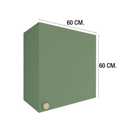 ตู้แขวนเดี่ยว MJ DOT 60X60 ซม. สี MATCHA_4