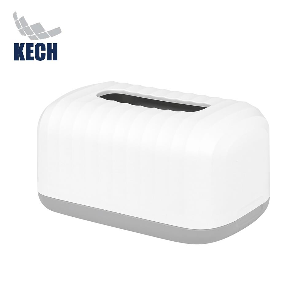 กล่องทิชชู่แผ่น PP KECH HARMONY สีขาว_1