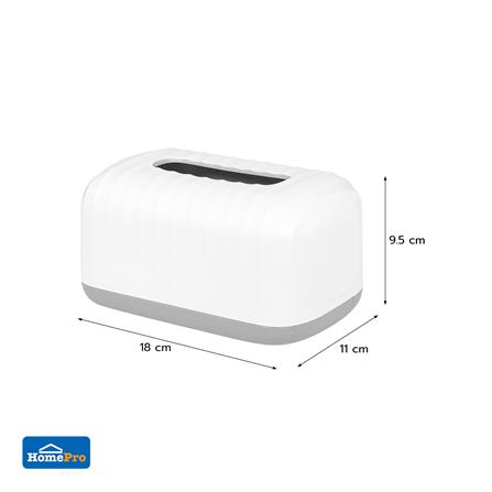 กล่องทิชชู่แผ่น PP KECH HARMONY สีขาว_5