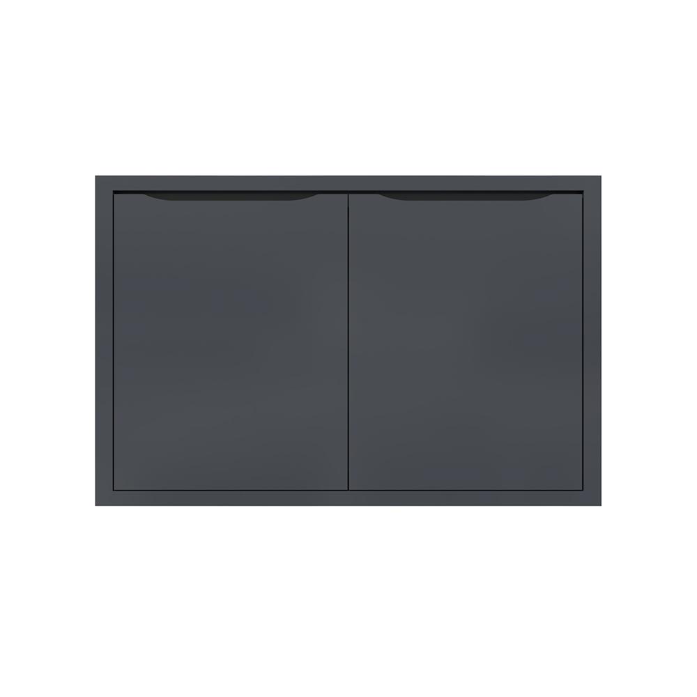 บานใต้เตา MJ ECO 86X56 ซม. สี GREY GRAPHITE