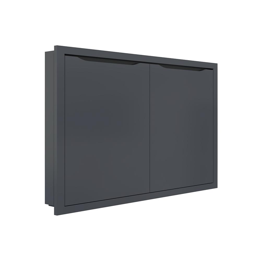 บานใต้เตา MJ ECO 86X56 ซม. สี GREY GRAPHITE