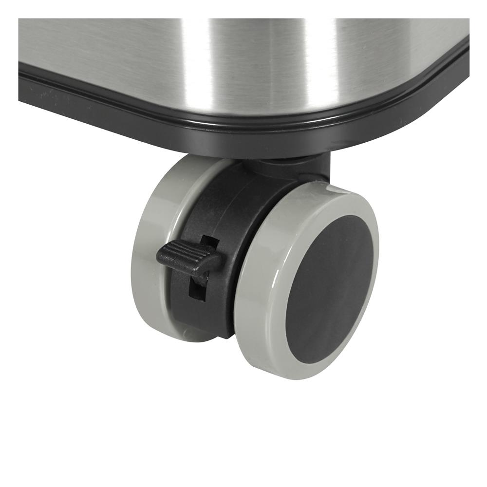 ชั้นวางของ 2 ชั้น มีล้อ STACKO LAVISH 37.7X26.9X54.1 ซม. สีเงิน