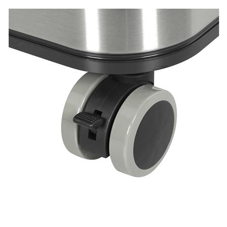 ชั้นวางของ 2 ชั้น มีล้อ STACKO LAVISH 37.7X26.9X54.1 ซม. สีเงิน_4