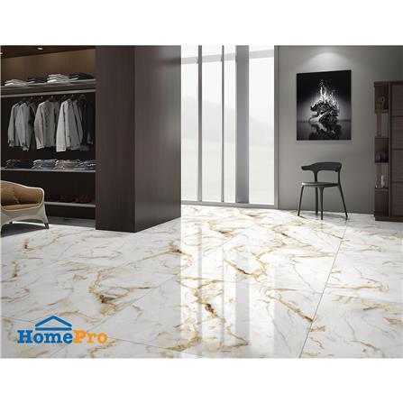 กระเบื้องพื้นพอร์ซเลน 100x100 ซม. TARA โกลด์ รูไทล์ ขาว PM 2 ตร.ม._5