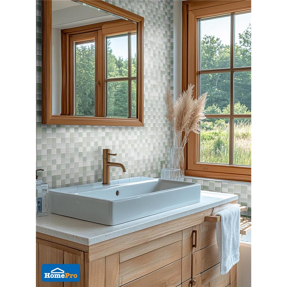 กระเบื้องผนัง 10x16 นิ้ว COTTO มิลค์ เขียว PM 1 ตร.ม.