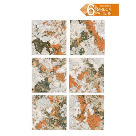 กระเบื้องพื้นพอร์ซเลน 60x60 ซม. TARA เจียน่า ออเร้นจ์ A 1.44 ตร.ม._1