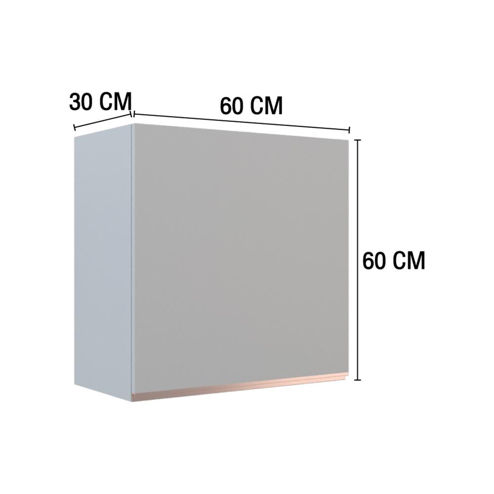 ตู้แขวนเดี่ยว MJ ETERNITY 60x60 ซม. สี ELEGANT GREY