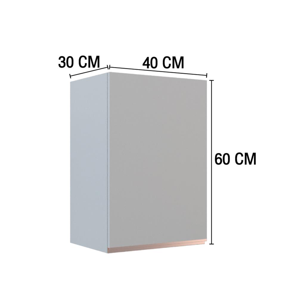 ตู้แขวนเดี่ยว MJ ETERNITY 40x60 ซม.สี ELEGANT GREY