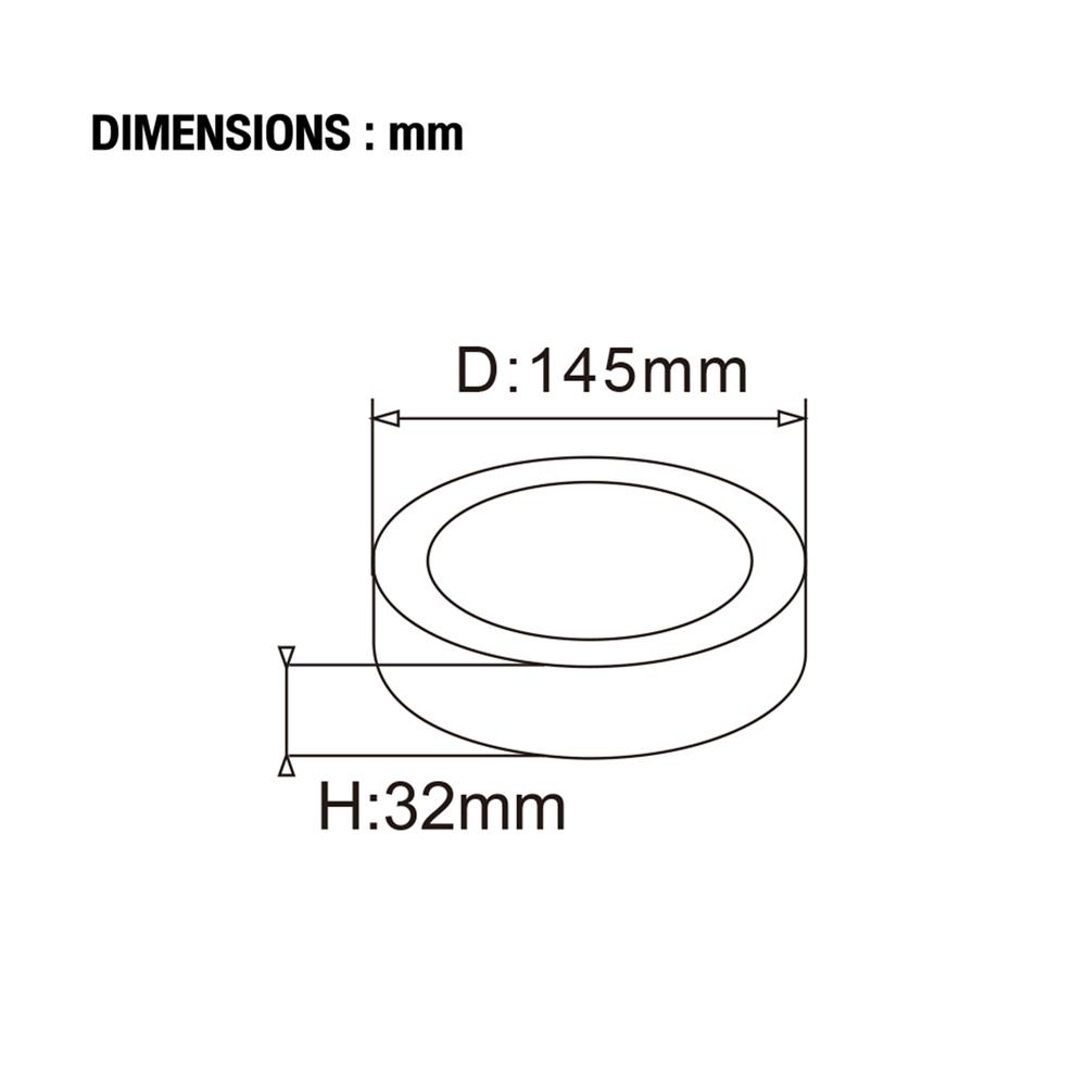 ดาวน์ไลท์ LED CARINI HOSHI 5.7 นิ้ว 12 วัตต์ DAYLIGHT สีดำ