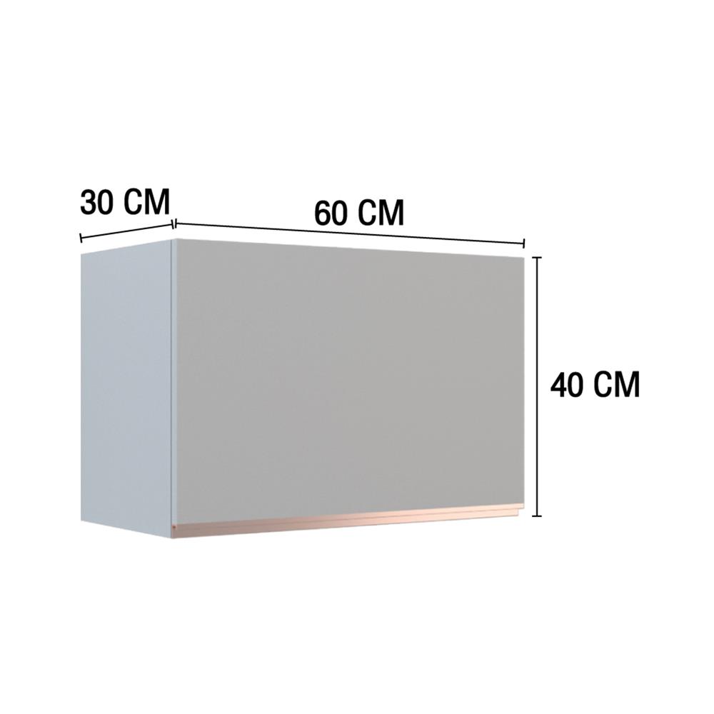 ตู้แขวนเดี่ยว MJ ETERNITY 60x40 ซม. สี ELEGANT GREY