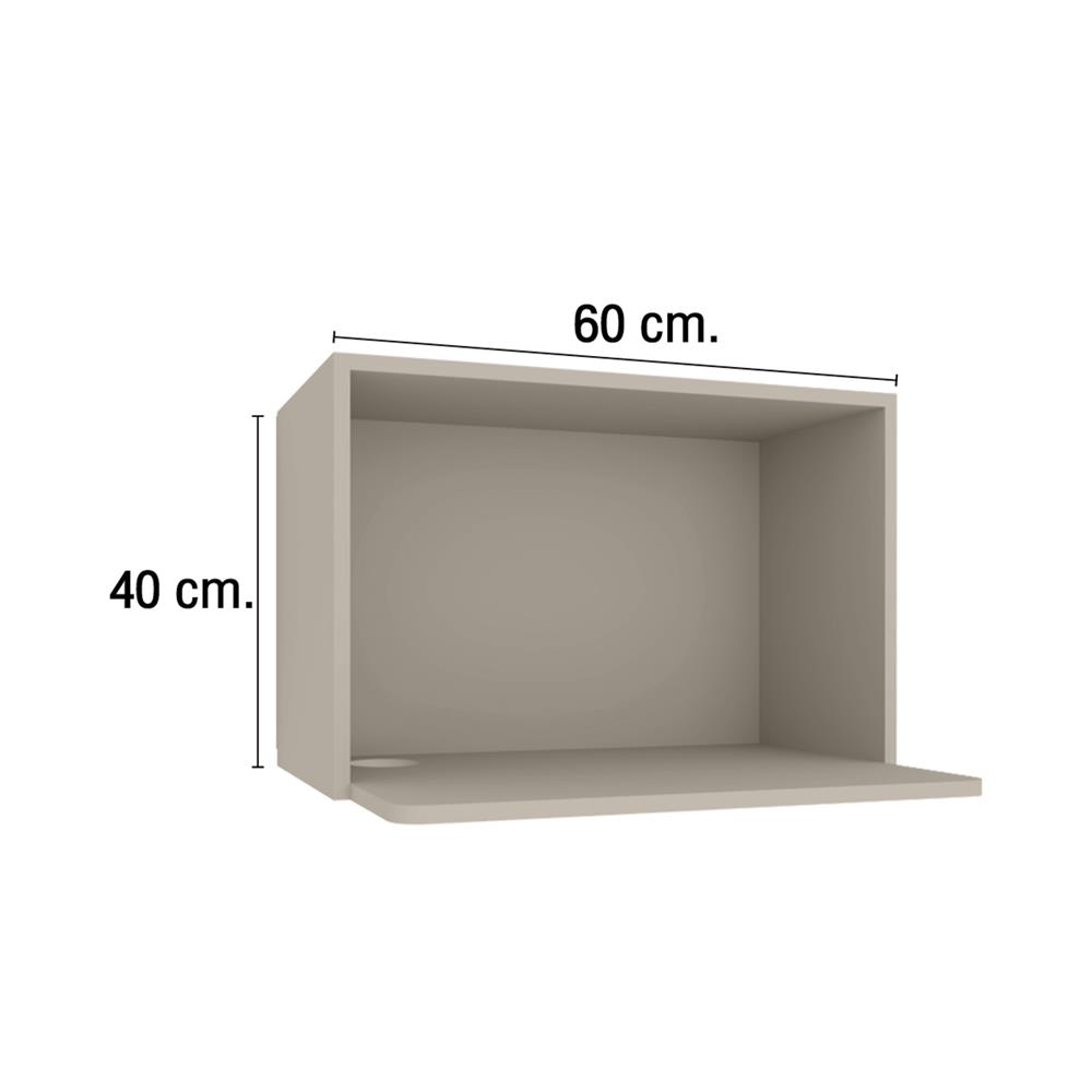 ตู้แขวนไมโครเวฟ MJ ECO 60x40 ซม. สี BEIGE