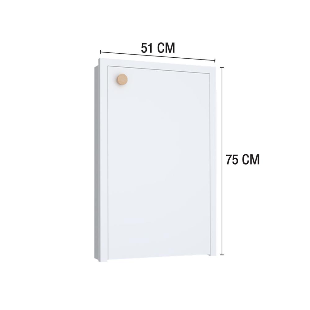 บานถังแก๊ส MJ DOT 75x51 ซม. สี WHITE